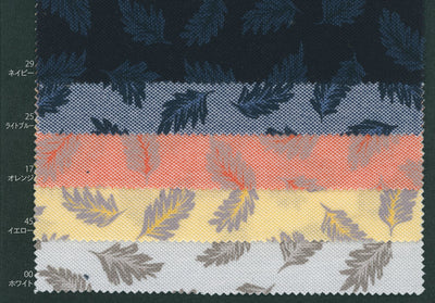 1078401_COTTON/POLYESTER PIQUE SMALL LEAF PATTERN [A COMFORTABLE MATERIAL PERFECT FOR SPRING AND SUMMER]