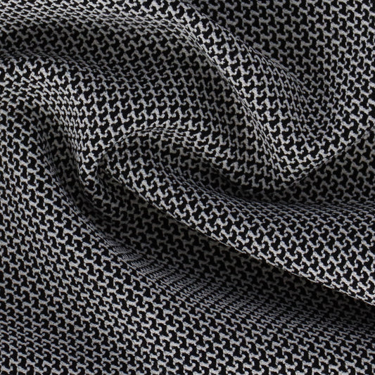 34-22584_POLYESTER /VISCOSE DOBBY STRETCH